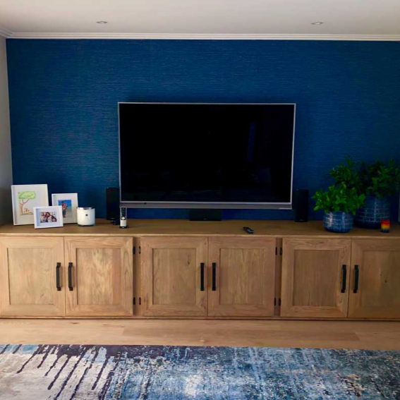 Oak TV Unit